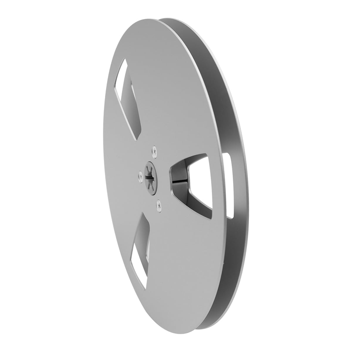 Nicear 1/4 7 Inch 3 Hole Tape Reel, Opening Universal Reel Replacement Machine Part Opener Empty Plate (Silver) - Image 4