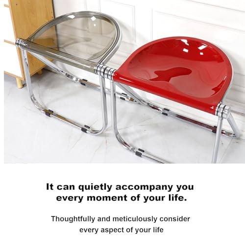 Tabouret pliable ergonomique acrylique pour optimiser un studio exigu - 3