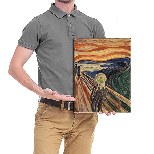 Reproduction Edvard Munch tableau abstrait pour masquer mur vide - 7