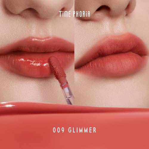 Image of Altera Blurring Tint Lip Stain 009 Glimmer, Nude Peach Glossy to Soft Matte Finish, Blur Lip Lines, Weightless No-Sticky Airy Velvet Texture, Vibrant Hydrating Long-Lasting Lip Makeup