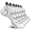 6pairs-white/Black Gray3100