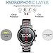 for Fossil Gen 4 Q Explorist HR Screen Protector Tempered Glass - 2PACK Classic Anti Shock & Scratch Military Grade Screen Protective Film for Fossil Gen 4 Q Explorist HR