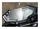 Rendimiento: protector de pantalla para motocicleta Película protectora de grupo Protector de pantalla Disfrute de una protección prolongada resistente a rayones, que protege su grupo de instrumentos del desgaste diario y los factores ambientales.