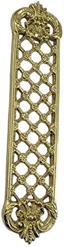 Adonai Hardware Decorative Brass Push Plate (11 Inch "Aristobulus", Satin Brass)