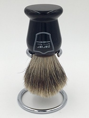Chrome Shaving Brush Stand From Super Safety Razors, Prolong Shave Brush Life With This Stand By Drying With The Bristles Facing Down #TOP1