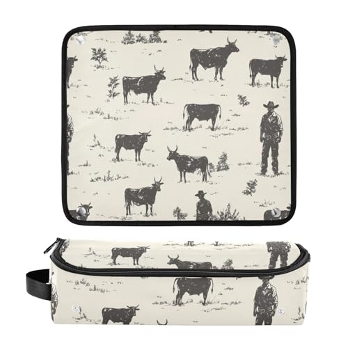 Bolsa de viaje para herramientas de cabello con almohadilla resistente al calor, impermeable, organizador para planchas y rizadores de viaje miniatura 3