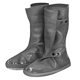 Parliky Schuhüberzüge 2XL 42 43 rutschfeste Abriebfeste Überschuhe mit Verstärkter Sohle Regen und Outdoor Schuhschutz für Damen und Herren