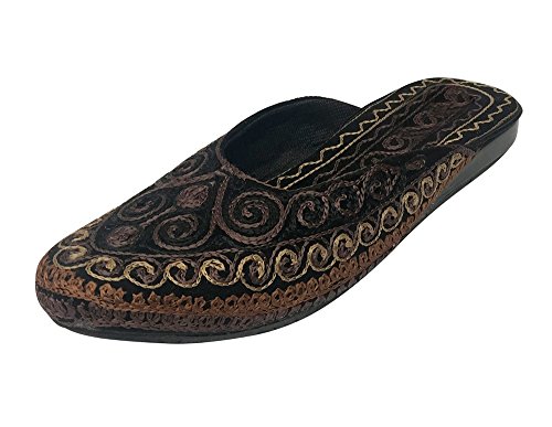 Step n Style Back Open Punjabi Jutti Mojari Beaded Sandals Ethnic Sandal Khussa Shoe