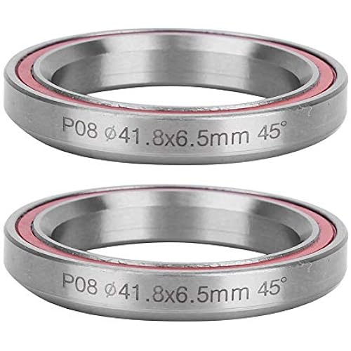 Keenso 2PCS 41.8MM Headset Bearing, Heavy Duty Bearing Headset Mountain Road Double Sealed Bearing Headset Cycling Accessory
