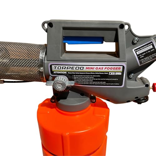 Image of TORPEDO Mini Gas Fogger for Mosquito Control | Outdoor Fogging Machine | Effective for Societies, Bungalows, Resorts, Hospitals, Party Plots, and More (Torpedo Mini Fogger only)