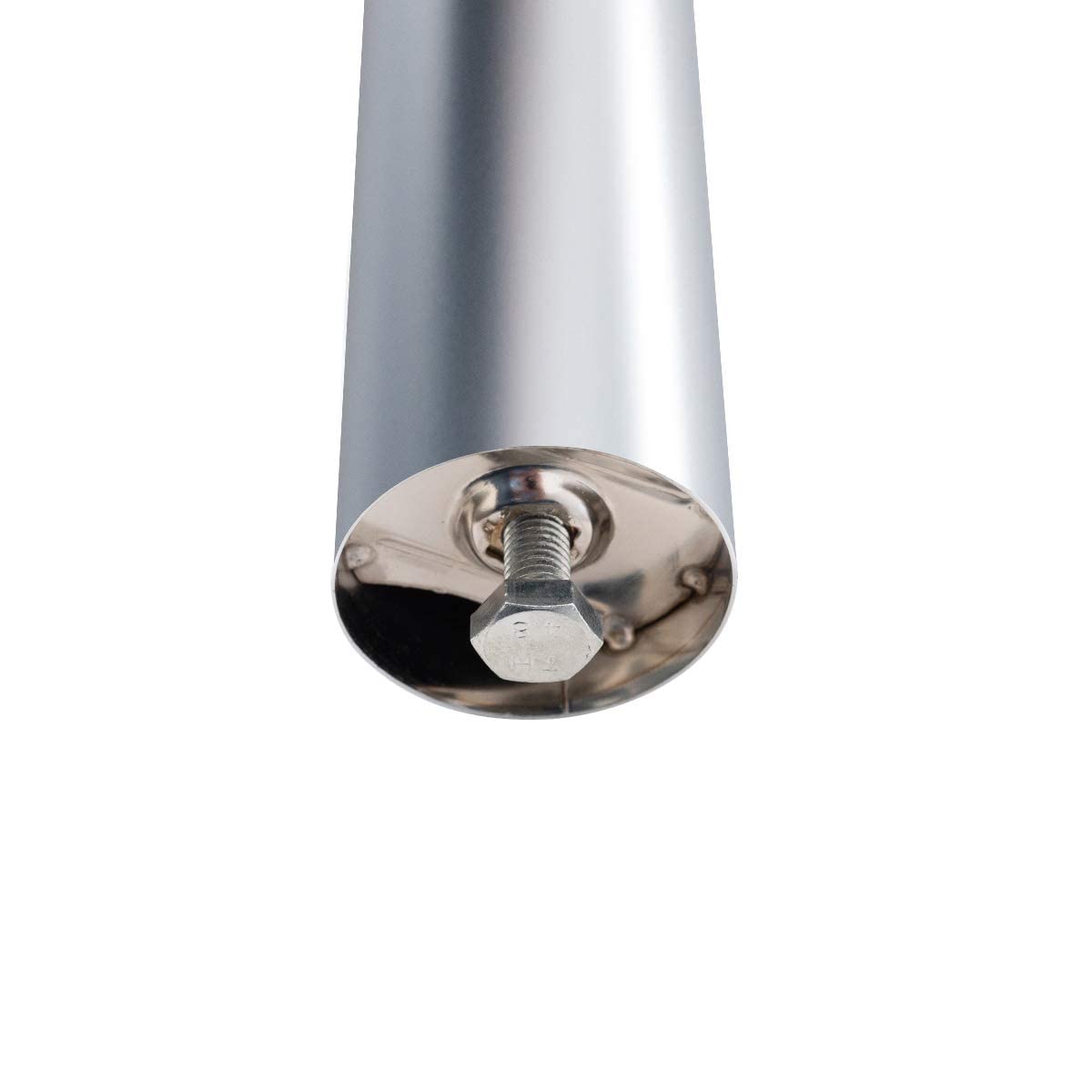 sossai® Premium tafelpoten TBCH | in hoogte verstelbaar | Ontwerp: chroom | 4 stuks | Hoogte: 82 cm (820 mm) verstelbaar 2 cm | Montageaccessoires inbegrepen