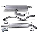 ATEC Schalldämpfer Set inkl. Endschalldämpfer + Mittelschalldämpfer + Montagematerial Kompatibel mit SEAT ATECA (KH7, KHP); SKODA KAROQ (NU7, ND7); VW GOLF SPORTSVAN 7 (AM1, AN1), GOLF 7