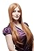 Produktbild WIG ME UP ® - 3442-J22 Sexy Perücke Damenperücke sehr lang glatt rotblond Mittelscheitel