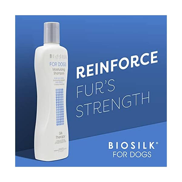 BioSilk for Dogs pflegendes Feuchtigkeitsshampoo 355ml – Bild 5