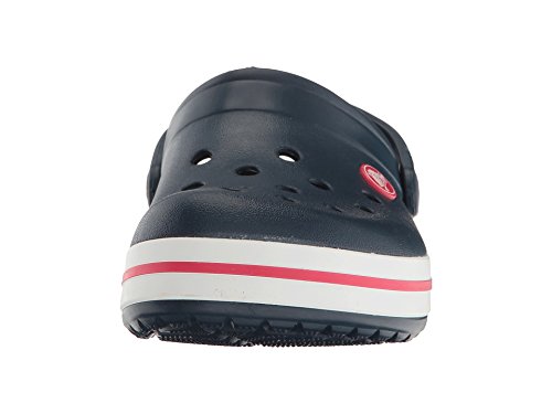 Image of crocs Unisex Kids' Navy /Red Clogs - 4 Kids UK (36.5 EU) (4 Kids US) (204537-485)-C4