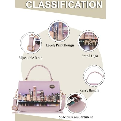 Image of Nevis Women's Stylish Sling Bag, Casual Crossbody Digital Print Sling Bag