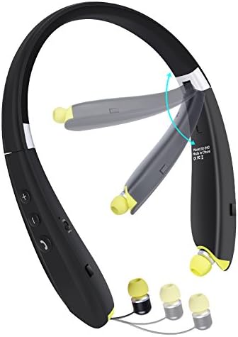 Bluetooth Headphones, Wireless Sports Earphones IPX7 Waterproof HD Stereo Sweatproof Earbuds for Gym Running Workout 8 Hour Battery Noise Cancelling Headsets for iPhone X/8 Plus/7 plus Android Samsung