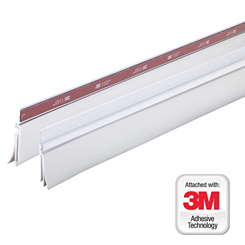 M-D Building Products 43301 36 in. White Aluminum and Vinyl CINCH® Self-adhesive Door Sweep - Thumbnail 6