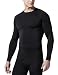 TM-R21-BB_Large J-ALX Tesla Men's Thermal Coldgear Compression Baselayer Long Sleeve Top R21