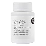 Nails.INC Rapid Nail Polish Remover Pot, Formulated with Collagen to Promote Nail Strength and Growth, Coconut Scented, Acetone Free, Cruelty Free, Vegan, 50ml