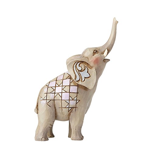 Department56 Enesco Jim Shore Mini Elephant w/Raised Trunk Figurine
