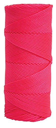 Kraft Tool BC333T Línea de Albañil Trenzada Rosa Fluorescente con Tubo de 250 Pies miniatura 1