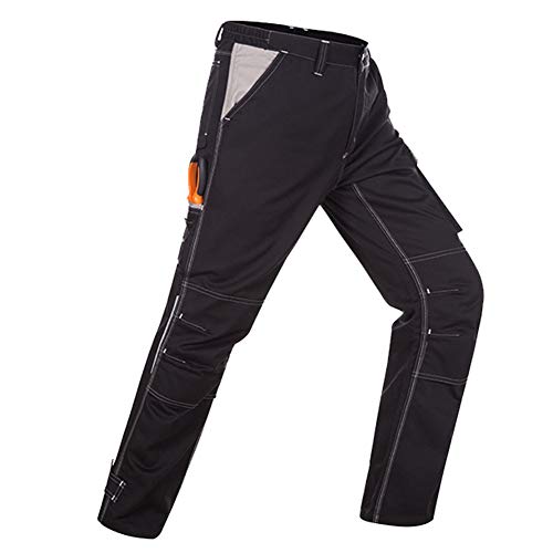 YJKJ Chaqueta De Soldador, Traje Four Seasons Anti Estático Usable Anti-Quemaduras Algodón, Para Fábrica, Construcción, Reparación De Automóviles, C, L