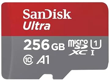 SanDisk Ultra 256 GB microSDXC UHS-I scheda per Chromebook con adattatore SD e velocità di trasferimento fino a 150 MB/s
