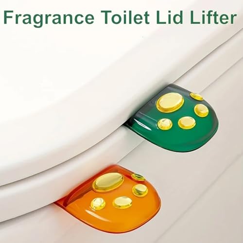 Image of Oblivion Fragrance Toilet Cap Lid Lifter Toilet Seat Cover 2 Pc - Hygienic, Hand-Free Seat Lifter, Prevents Direct Contact, Easy-to-Use & Install, Suitable for Home, Office, Hotel & Public Restroom