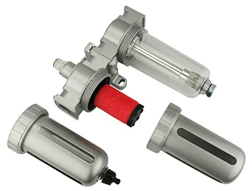 3/8" Compressed Air In Line Filter & Desiccant Air Dryer Combination Spray Gun Equipement Paint Booth Compressor #TOP1