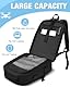PEKREWS Mini 3 / Mini 3 Pro Hülle, wasserdichte harte Tragetasche Tragbare Reise Große Drohne Tasche Rucksack Kompatibel mit DJI Mini 3 Pro mit RC Controller, Fly More Combo und Zubehör, Schwarz