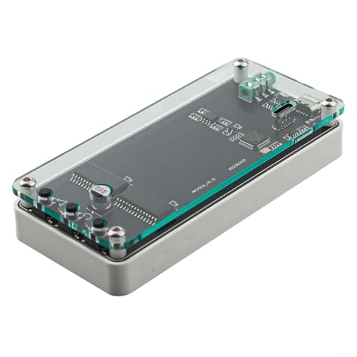 Analizador de espectro audio AK1016 de escritorio con seis modos de visualización y luz verde 5