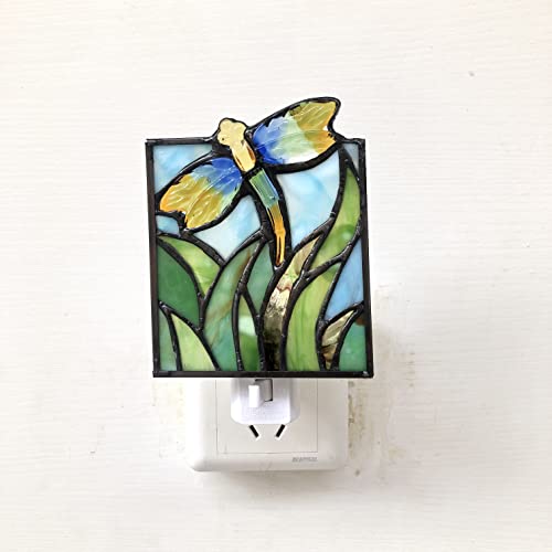Lámpara de noche de vidrio multicolor para habitación infantil miniatura 3
