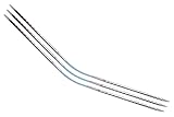 addi Flexiflips2 [Squared] Long Flexible Double-Point Knitting Needles, Set of 3 (US 9 (5.5mm))