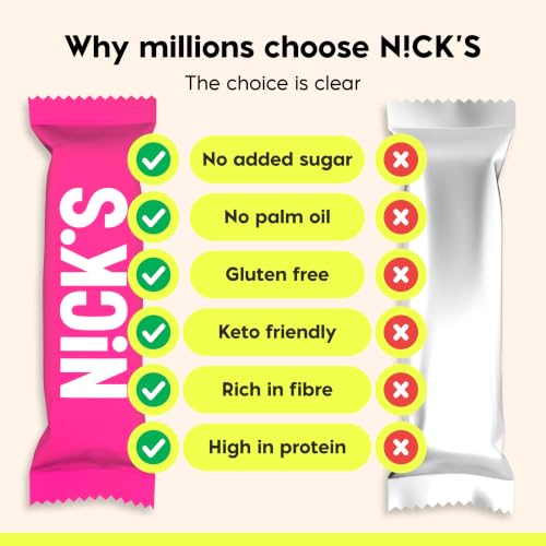 N!CK'S Protein Wafer Bar Vanilla| 25% Protein (10g) 203 Calories | Low Carb Cookie Bar Snack with No Added Sugar, Gluten Free (24 bars x 40g) - image 5