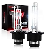 Torchbeam D2S HID Bulbs, 6000K Diamond White Xenon Headlight Bulbs, High Low Beam HID Headlight Bulbs Replacement, Pack of 2