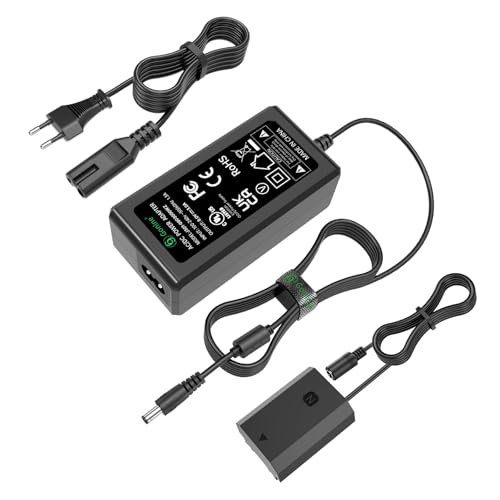 Gonine NP-FZ100 A7III A7IV Kit Adaptateur d'alimentation pour Les appareils Photo Sony A7 III, A7 IV, A7S III, A7R III, A7R IV, A7R V, A7C, A1, A9, A9 II, A6600, A6700, FX3, FX30, ZV-E1, ZV-E10 II