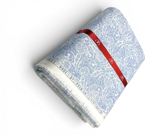 Image of JHABAK'S Unstitched 100% Pure Cotton Shirt Fabric for Men - Shirt Fabric & Kurta Material
