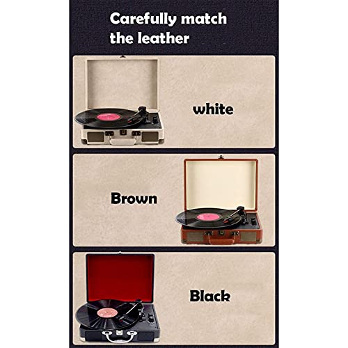 ZEDARO Tourne-Disque, Tourne-Disque pour Tourne-Disque Vinyle, phonographe Bluetooth en Cuir Haut-parleurs intégrés… - Les Beatles, Paul McCartney, John Lennon, RIngo Starr, George Harrison ZEDARO Tourne-Disque, Tourne-Disque pour Tourne-Disque Vinyle, phonographe Bluetooth en Cuir Haut-parleurs intégrés… – Image 5