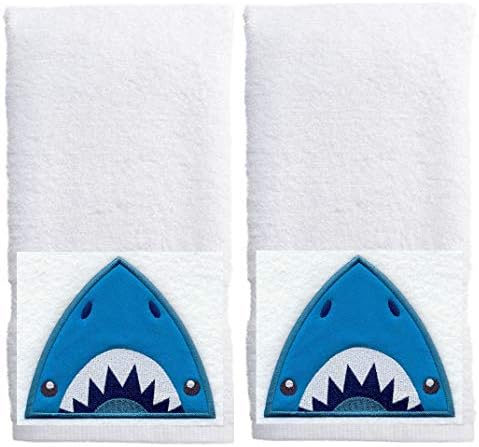 Set of 2 ~ SHARK ~ Hand Towels