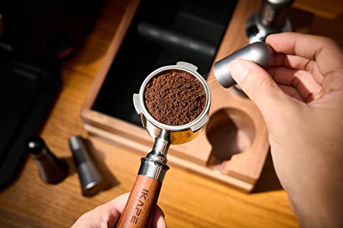 Ikape Wdt Tools, Espresso Stirrer Distribution Tool For Barista, 0.25Mm 6 Needles Espresso Coffee Stirrer With Stand And Extra 6 Needles (Silver) #TOP3