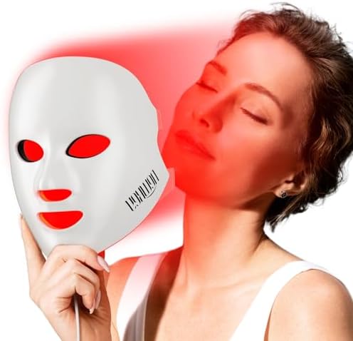 Amazon.com : NEWKEY Red Light Therapy Mask for Face, LED Face Mask ...