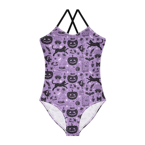 JUNZAN Colorful Gummy Bears Candy Jelly Girls 1-Piece Swimsuits Adjustable Strap Kids Bathing Suits Girls Bikini Swimsuit 3T