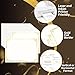50 Sheets Certificate Paper for Printing,Gold Foil Metallic Border,8.5x11 inch Blank Award Certificate Paper,Laser & Inkjet Printer Compatible,For Office,Business Awards,School Diplomas（New Packaging）