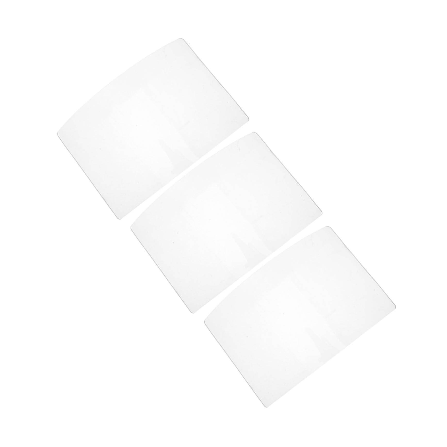 Lentille de masque de sablage en verre organique (x3) contre la poussière de meulage