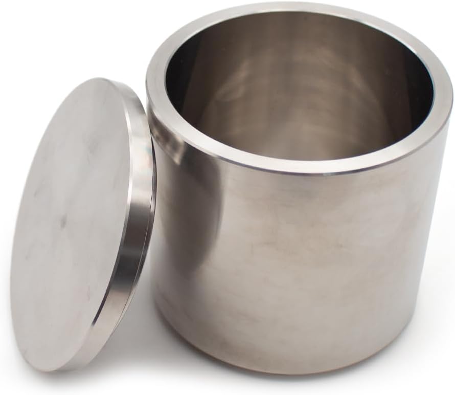 500ML Stainless Steel Grinding Jar for Planetary Ball Mill Vacuum Sealed & Electropolished High Wear-Resistant Ball Mill Tank