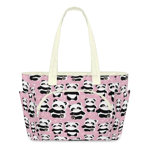 Sac fourre-tout panda femme sac à main matelassé voyage travail