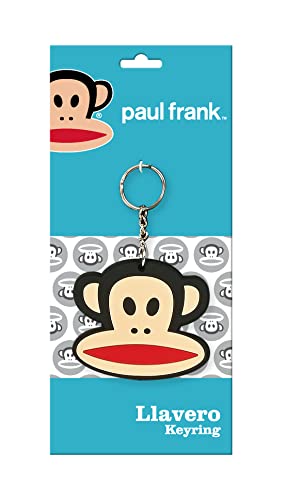 Paul Frank Team Player Keyring with Metal Ring, 80 x 30 mm