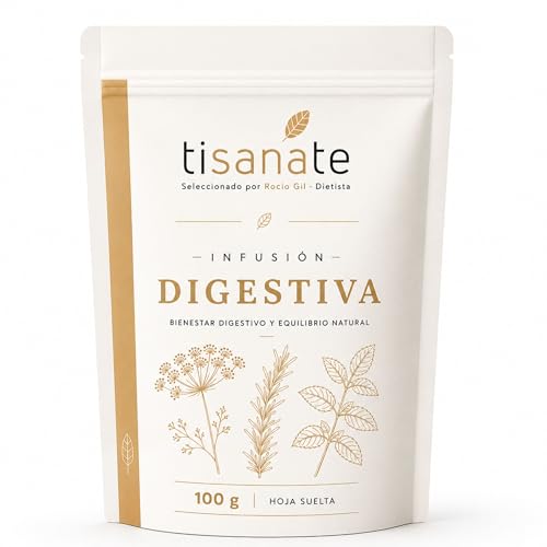 Infusión Digestiva 100 g | Hinojo, Comino, Menta y Manzanilla | Tisanate