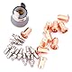 Plasmaschneidspitze, Plasmaschneidbrennerteile, 22 PCS PT60 PT40 Plasmaschneidbrenner-Verbrauchsmaterialien 1,0 mm Spitze Elektrodenschutzbecher-Abstand